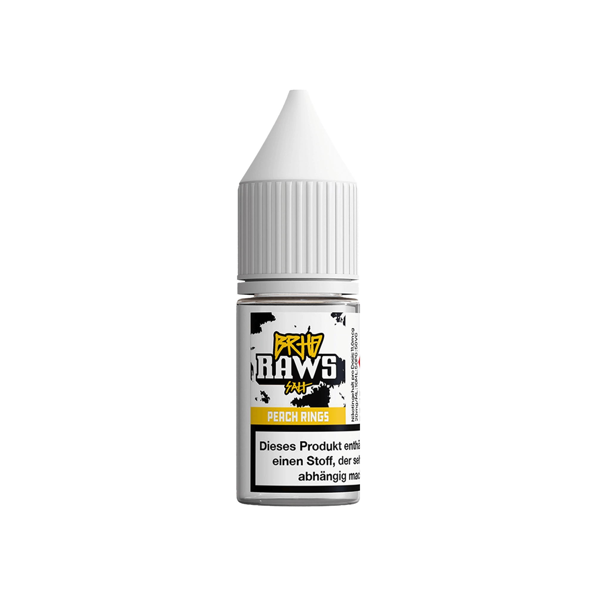 Barehead BRHD Raws Peach Rings 10 ml NicSalt Liquid 10 mg
